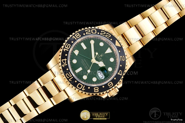 0217 GMT II 116718LN 904 Wrp YG YG Grn KF VR3186 CHS Comfortable 607